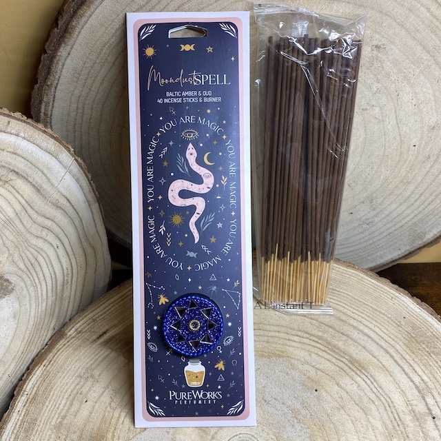 Encens Bâton + Porte-Encens Moondust Spell (Etui)