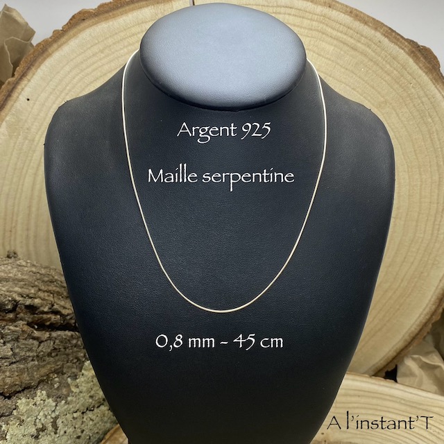 [5833] Chaîne en Argent 925 - Longueur 45 cm