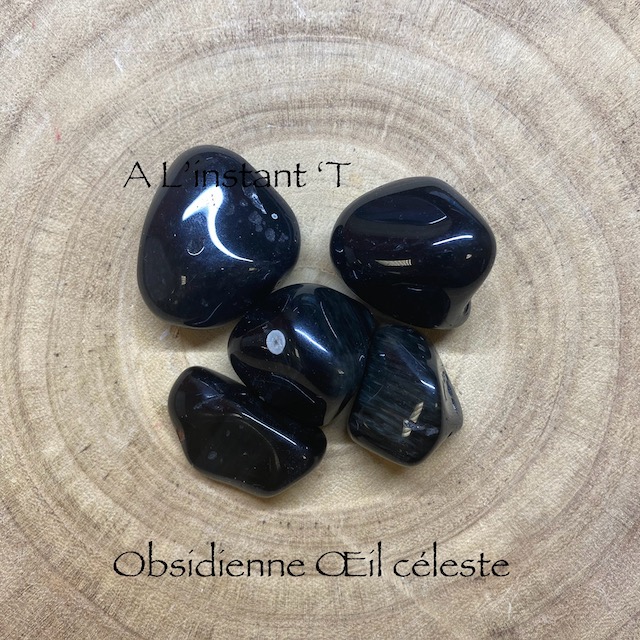 [PR-OBSC] Obsidienne Oeil céleste B Pierres Roulées