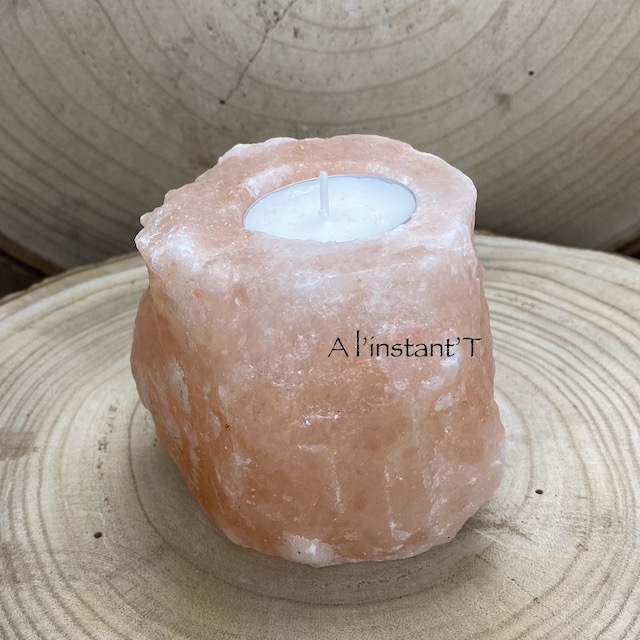 Bougeoir Cristaux de sel 1kg