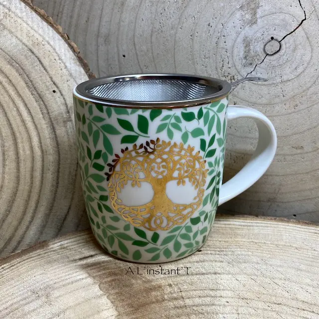 Tasse à thé infuseur Arbre de vie