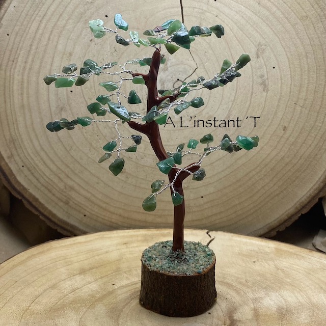 Arbre du bonheur Aventurine verte