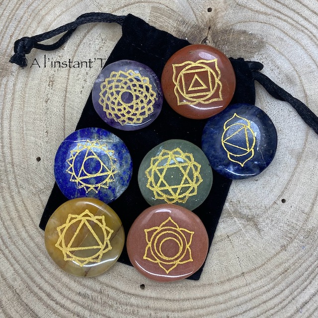 SET 7 Chakra forme rondes