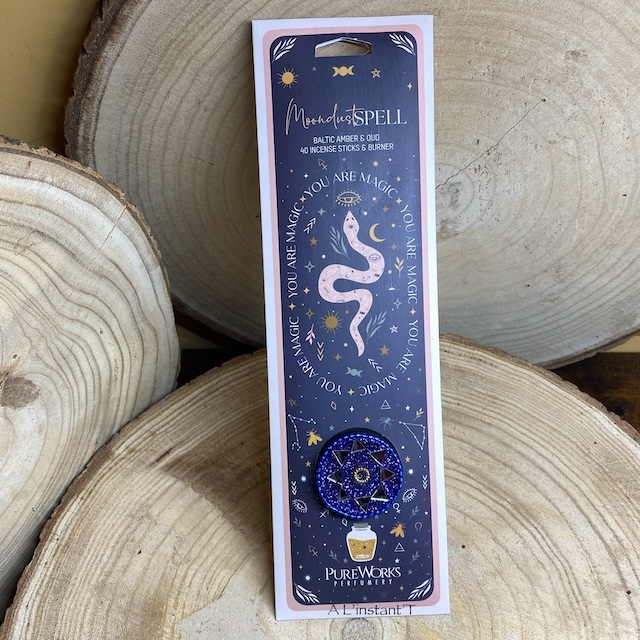 Encens Bâton + Porte-Encens Moondust Spell (Etui)