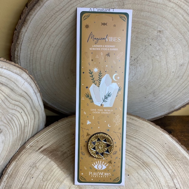 Encens Bâton + Porte-Encens Magical Vibes (Etui)