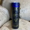 Bougie d'intention Boho Dreams en verre avec pompon 300g