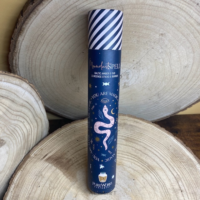 [64790] Encens Bâton + Porte-Encens Moondust Spell (Tube)