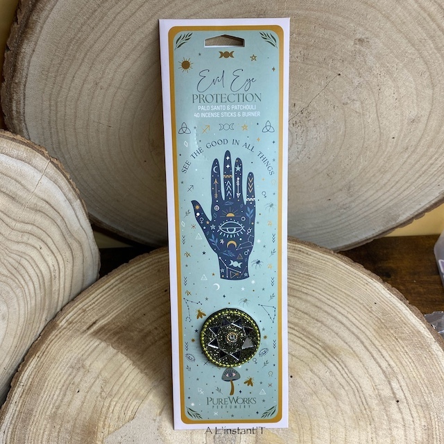 Encens Bâton + Porte-Encens Evil Eye (Etui)