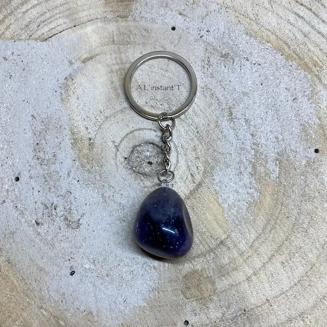 Porte-Clés Améthyste roulée 3cm