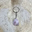 Porte-Clés Quartz rose roulée 3cm    