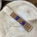 Porte-encens mains guérisseuses améthyste