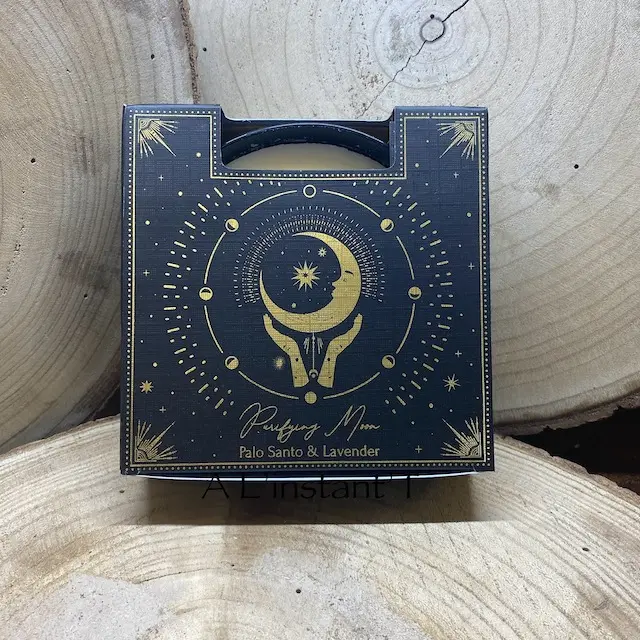 [75778] Bougie parfumée Esotéric Purifying Moon - Palo Santo et Lavande 200 gr