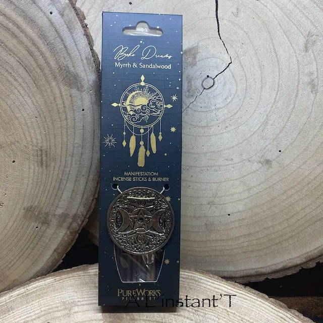 Encens Bâton Esotéric Boho Dreams - Myrrhe et Bois de Santal 25 grs