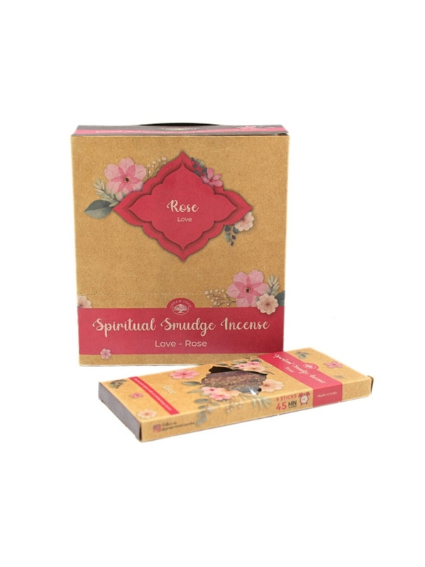 [77877] Encens Green Tree Smudge - Amour - Rose