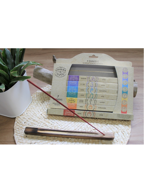 [69625] Coffret Encens Bâton Chakra Luck 7 Fragrances