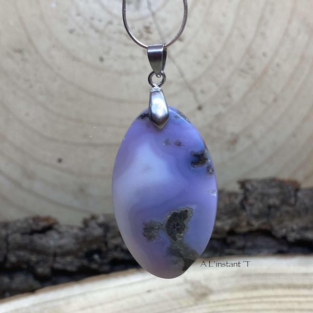 Pendentif en Agate Mousse