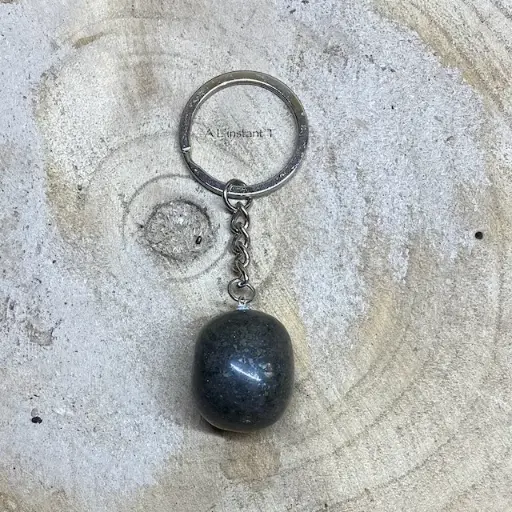 [KEYT-PYR] Porte-Clés Pyrite roulée 3cm   