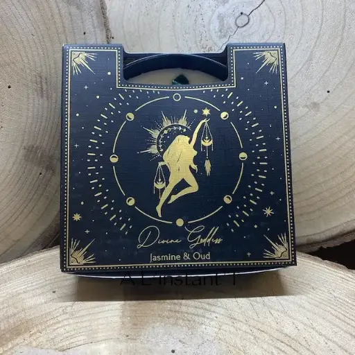 [75779] Bougie parfumée Esotéric Divine Goddess - Jasmin et Oud 200 grs